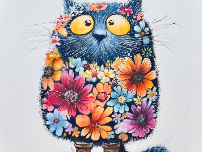 Summer Whimsy Watercolor Class at Howard Park Event Center