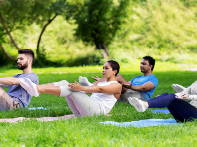 Pilates in the Park at Seitz Band Shell